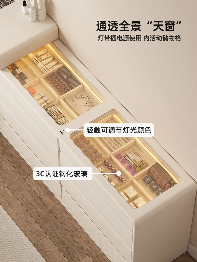 All solid wood chest dresser integrated very narrow 30cm bedside cabinet High Quality