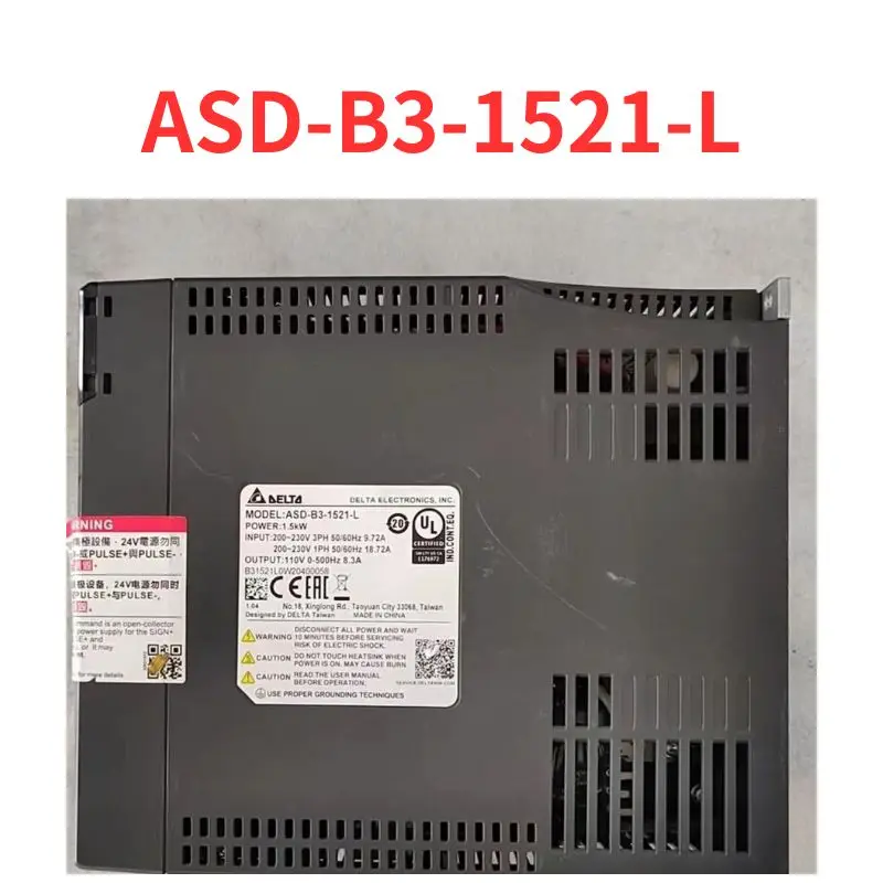 Second-hand    ASD-B3-1521-L    Servo Driver    test  OK     Fast Shipping