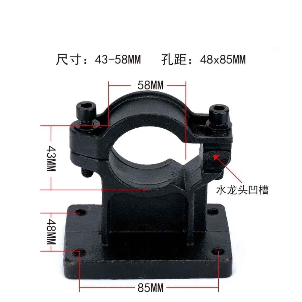 Accessori per staffa per impianto di perforazione dell'acqua da tavolo, staffa per impianto di perforazione, morsetto per staffa per mandrino