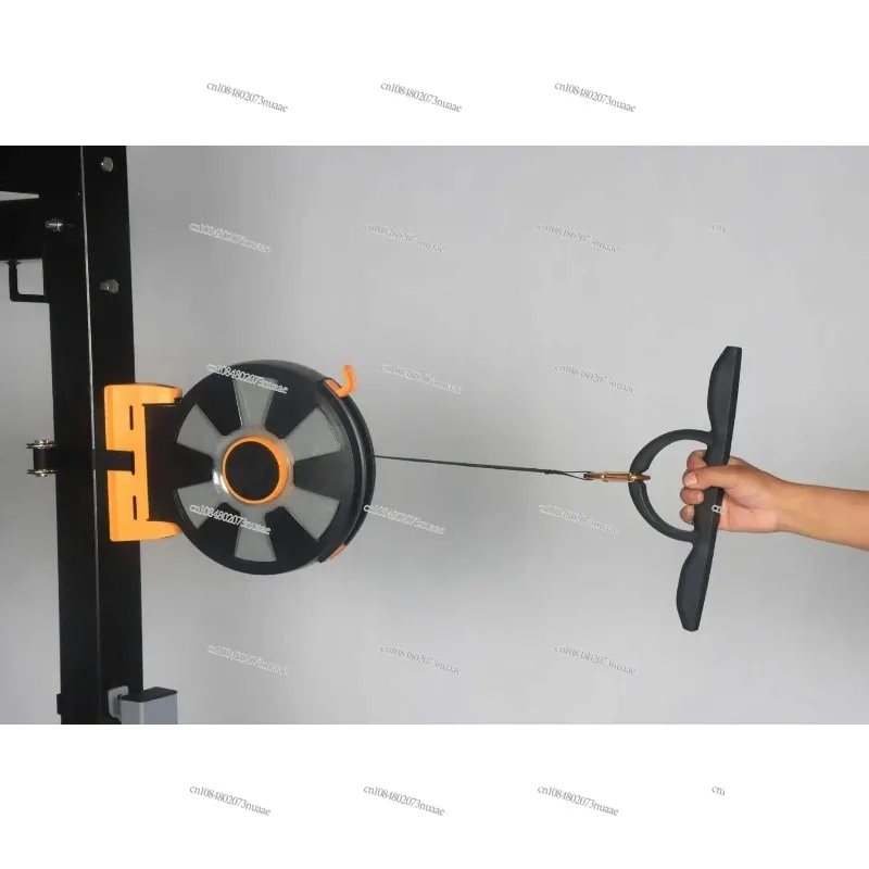 Eccentric Flywheel Training Equipment Wall-mounted Variable Resistance Centrifuge Pully Trainer, Height Adjustable