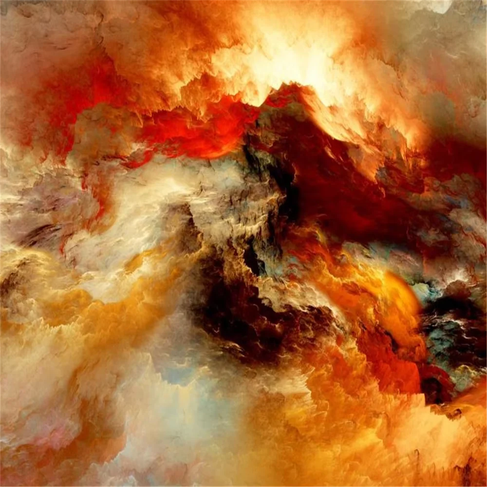 

custom Nordic abstract color cloud wallpapers for living room sofa wall paper TV background mural wall covering 3D wall Stickers