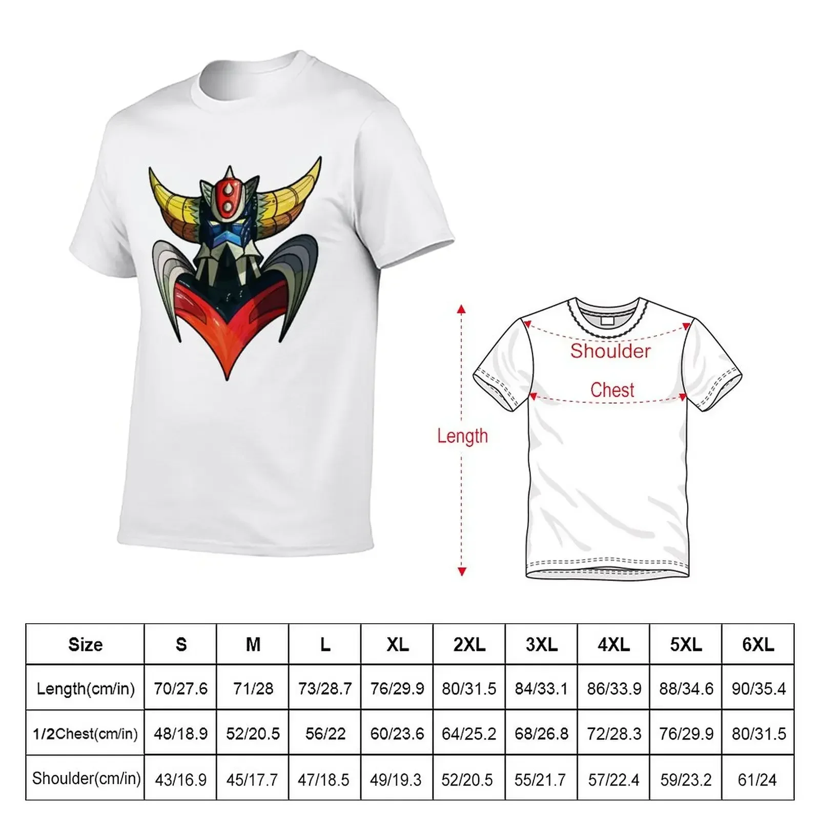 New UFO Robot Grendizer, Designer T-Shirt T-shirt for a boy plus size tops sweat shirts Short t-shirt mens t shirts