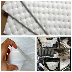 2X Car Soundproofing Insulation Foam Mat 15mm Noise Reduction Deadening Pad for Door Roof Floor Trunk RV Truck Engine Insulation