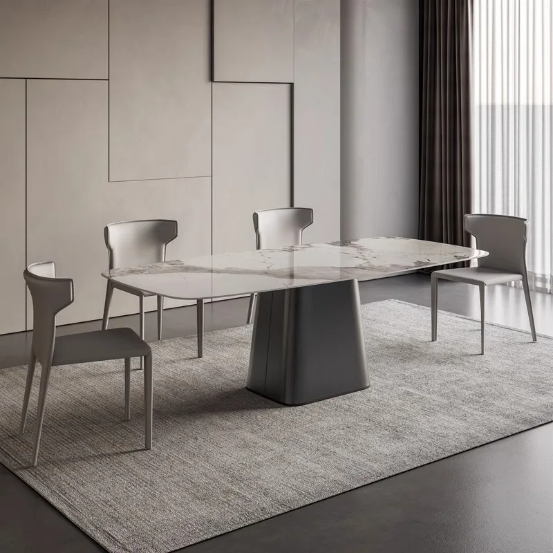 

Modern Contemporary Dining Table and Chair Set Adjustable Wood Furniture for Home Restaurant Hotel or Apartment Use