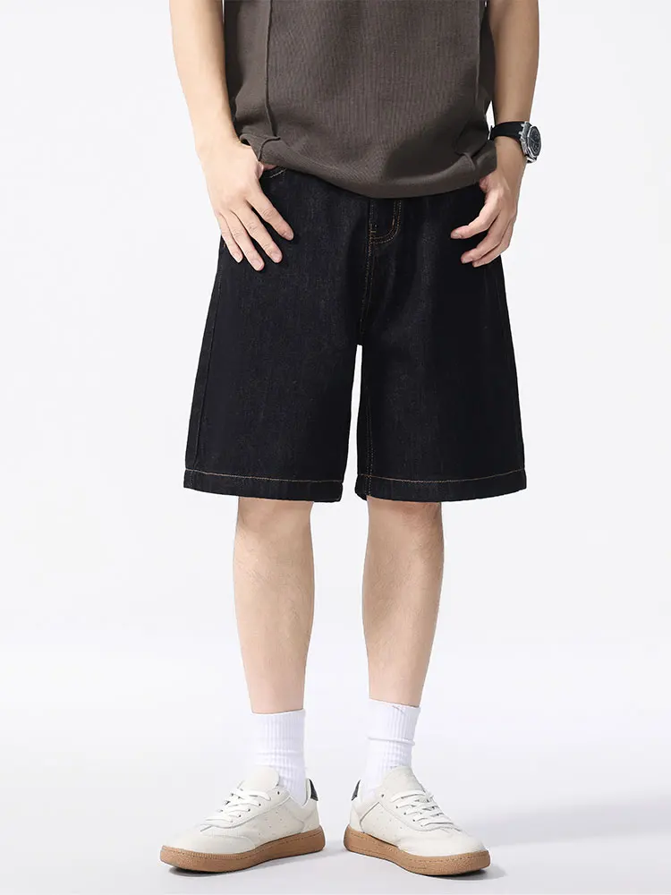 

Мужские джинсы UKTK в американском ретро-стиле, прямые, свободные, широкие, в стиле хип-хоп, повседневные, летние, современные