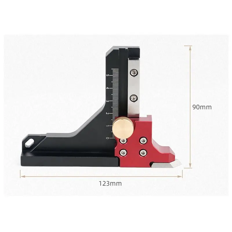 【VALUE MONEY】 Jauge de ligne de mesure et de dessin de hauteur, outil de travail du bois, instrument de mesure de table de scie, jauge de ligne de planification