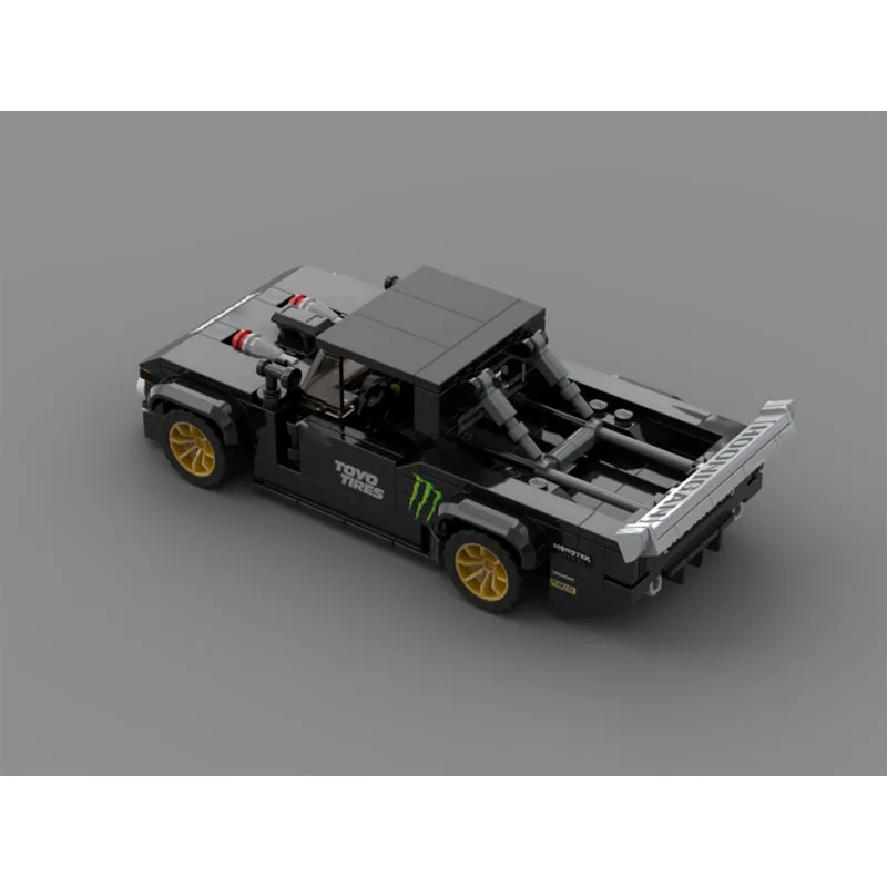MOC-98040New clássico icônico esportes carro de corrida bloco de construção modelo 304 peças, meninos e crianças aniversário bloco de construção brinquedo presente