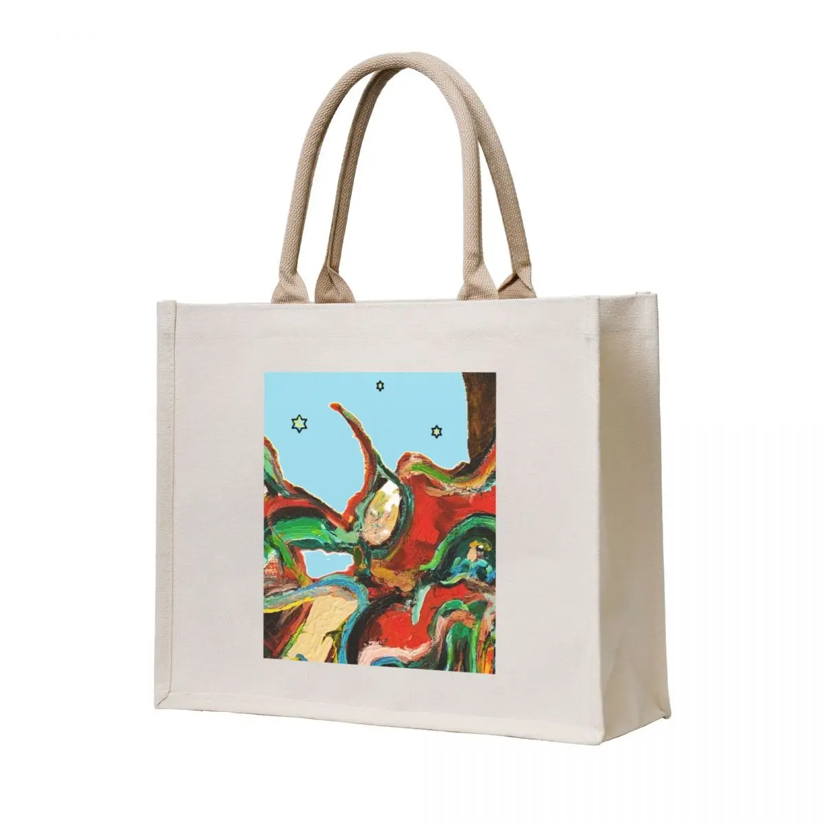

abstract landscape Tote Bag tote bags aesthetic canvas tote bag shopper bag women