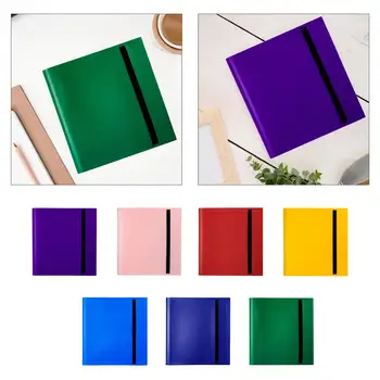 カードバインダーストラップデザイン 12 ポケット 480 カード大容量コレクター収納アルバムゲームカード用