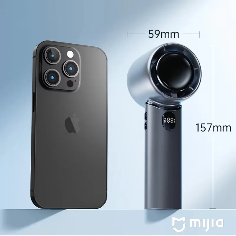 Xiaomi Electric Fan Technology Display 8000mah Wireless Portable Air Circulator Fan Desktop Air Cooling Cooler Quiet MIJIA Fan image 6