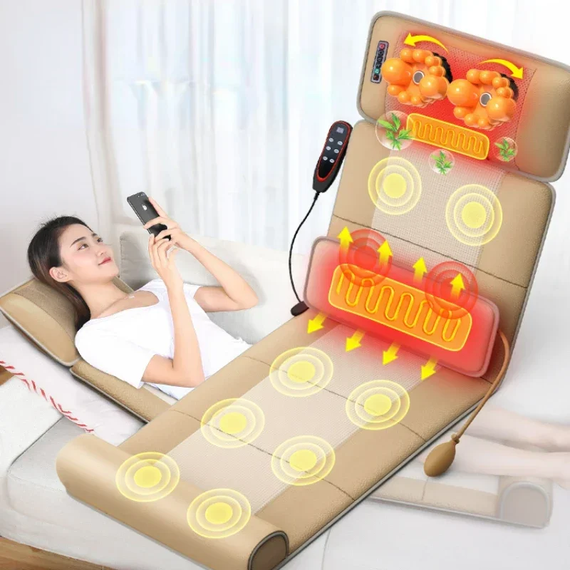 

Infrared Hot Compress Cervical Massagers-Shoulder Waist Back Multi-Functional Body Massage Mattress Electric Home Chair Pillows