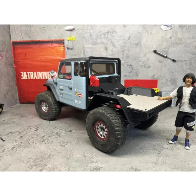 For 1:10VP VS4-10 Donkey Farm Style Flat Bed,No Mod Installation,Low CG Extended Tray,110-120mm Tire Compatible RC Crawler Parts