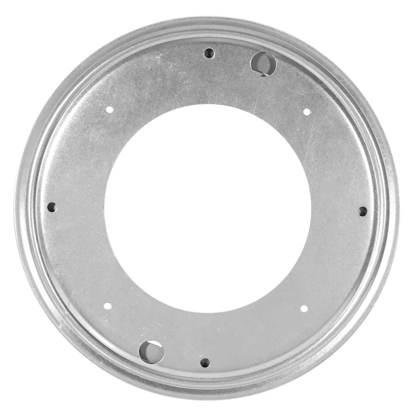 

2Pcs 12 Inch Round Shape Galvanized Turntable Rotating Swivel Plate Kitchen & Display Table Hardware-B51B