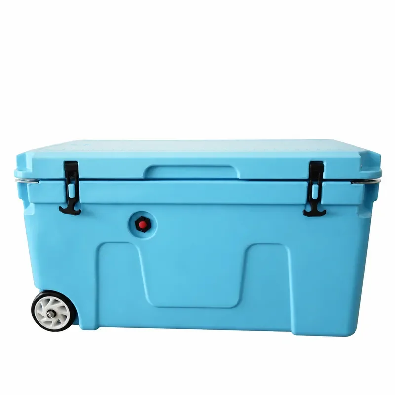 90L Medium Fishing Box Food Grade Material Eco Friendly Outdoor Cooler Cold Chain Storage Container for Camping and Picnic