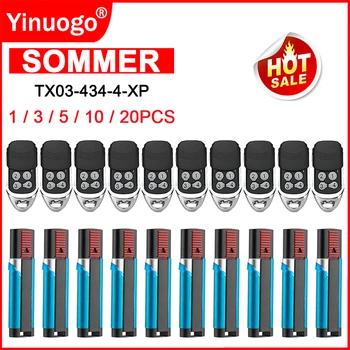 SOMMER TX03 434 4 XP 434.42MHz Garage Door Remote Control Gate Opener 434MHz 4013 TX03-434-4-XP 4014 TX02-434-2 4022 TX02-434-2