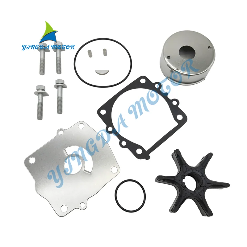 High-quality Water Pump Impeller Repair Kit 6G5-W0078 for Yamaha 2 Stroke 150 175 200 225 HP Outboard Motor 6G5-W0078-A1-00