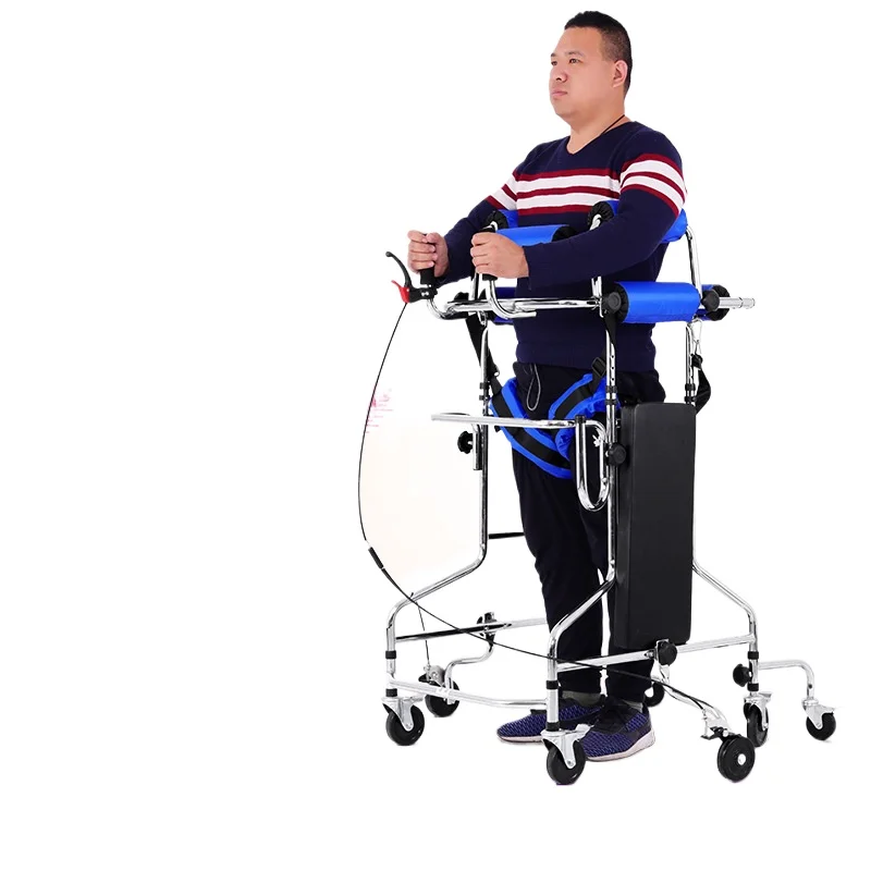 

Stroke hemiplegia walking rehabilitation assistive device for adult learning walker walking lower limb training