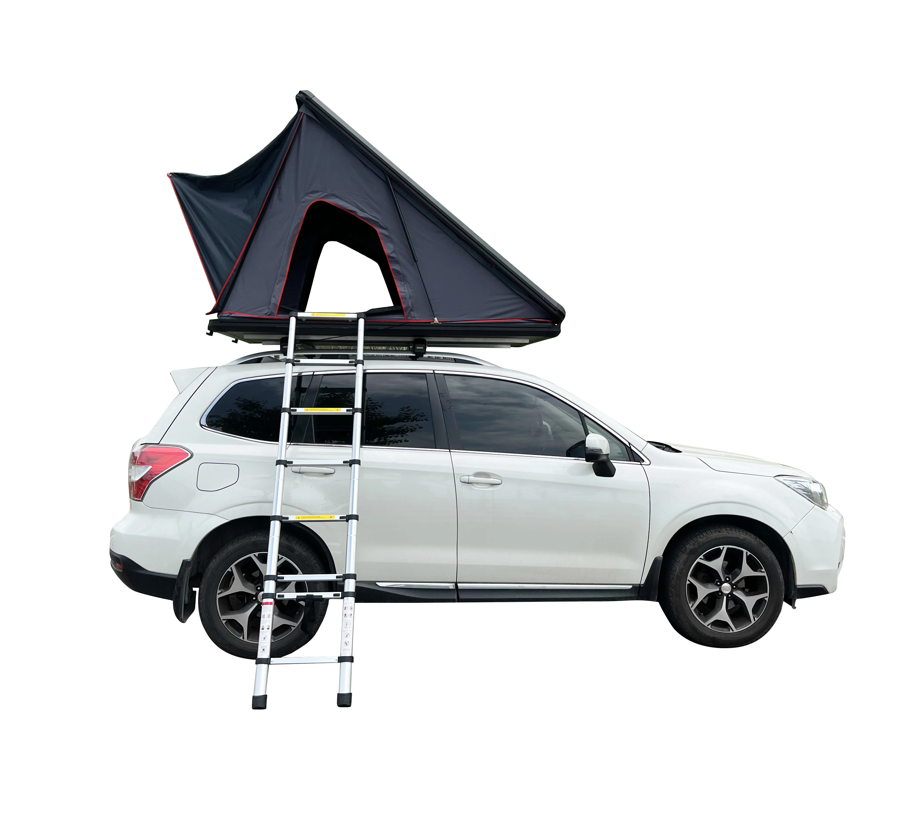 

Camping Aluminum Rooftop Tent Car Triangle Clamshell Hard Shell Roof Top Tent For Outdoor Hiking Top Roof Car Tent For 4 Person