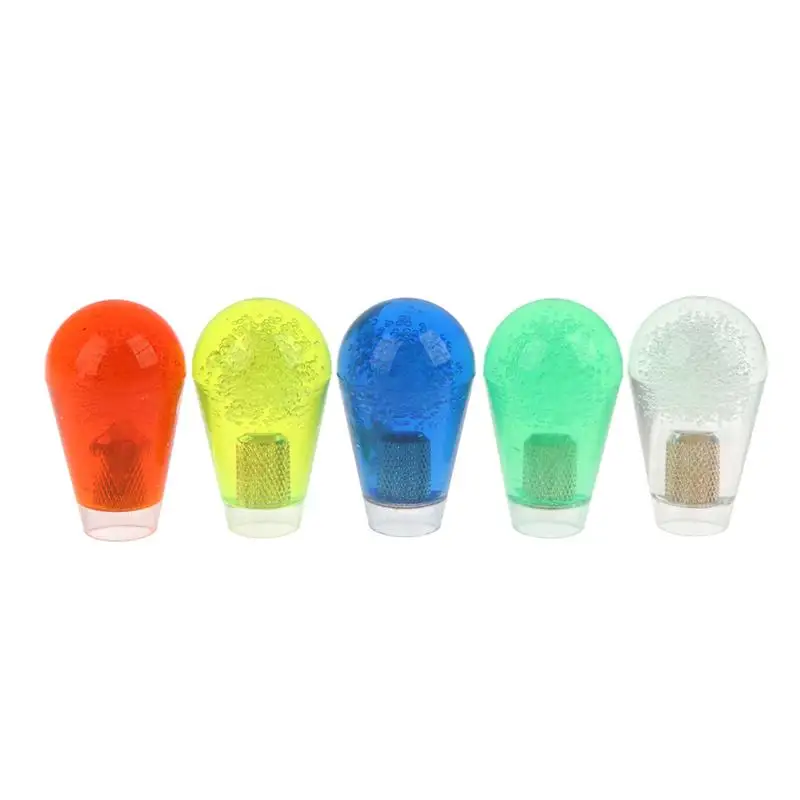 New 2Pcs Crystal Ball Joystick Handle Bat Topball Arcade Game Rocker Ball Head Battop Handle Oval Top Ball Replacement Top Ball