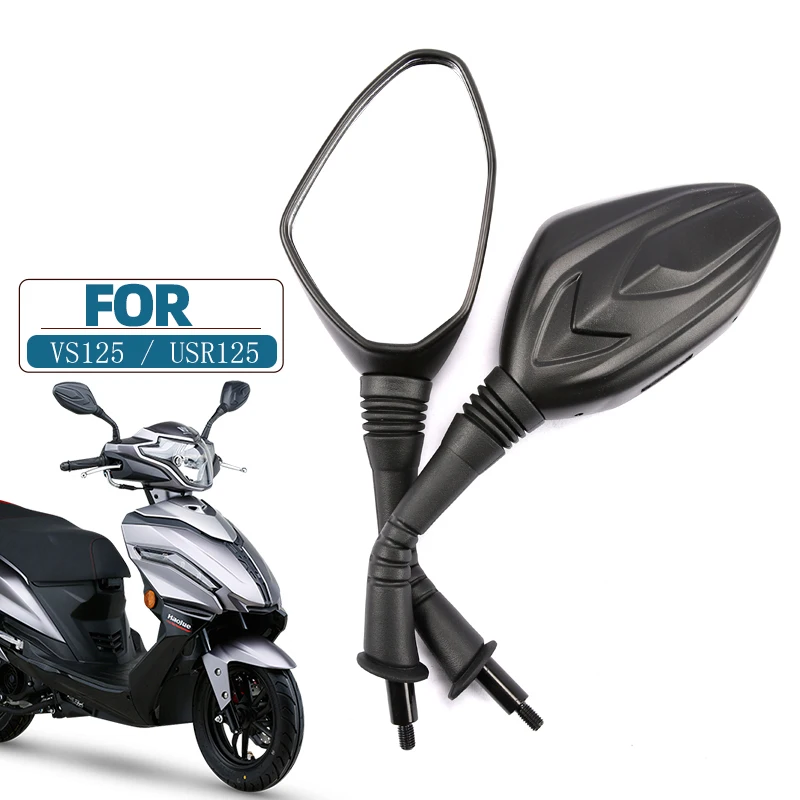 

8mm 10mm Electric Motorcycle Rearview Mirrors For SUZUKI Haojue VS125E USR125 HJ125T-21-22A Rear View Mirrors Back Side