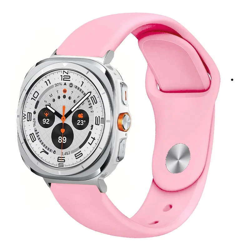 سوار سيليكون ناعم لساعة سامسونج جالاكسي ، سوار معصم قابل للاستبدال ، سوار رياضي ، إكسسوارات فائقة ، 47