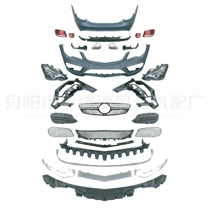 

Suitable for Mercedes-Benz E Coupe Surround W207 Old to New 18 Model E Coupe Front and Rear Bumpers Headlights Taillights Surrou