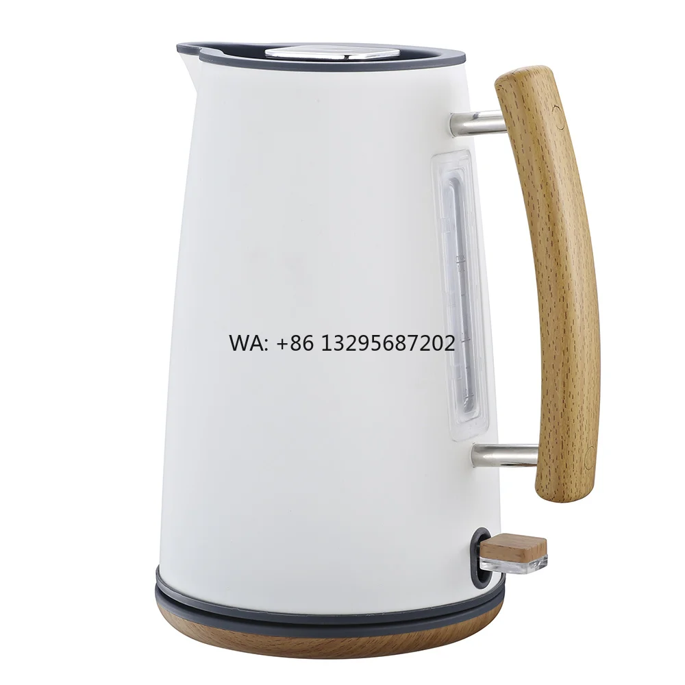 

5 pieces Oem 1.7L High Quality Wasserkocher Commercial Hot Tea Jug Water "Kattle" Tea Kettle Wood Handle Electric Kettles