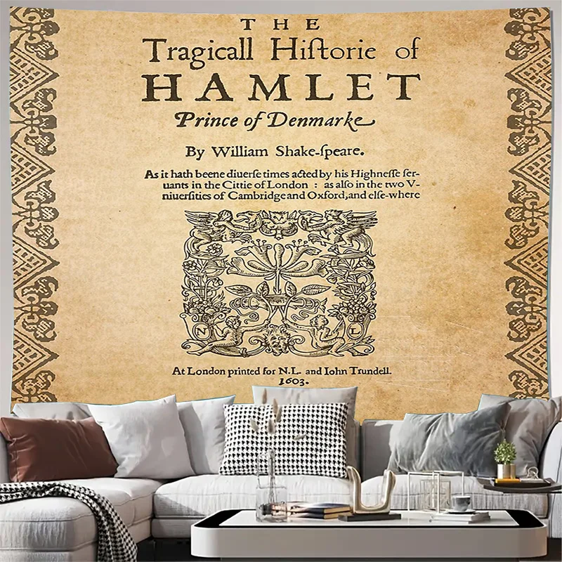

Шекспир Гамлет Гобелен Настенный Готический Средневековый Фэнтези Искусство Домашний Декор Винтаж Ренессанс Историческая Эстетическая Комната De