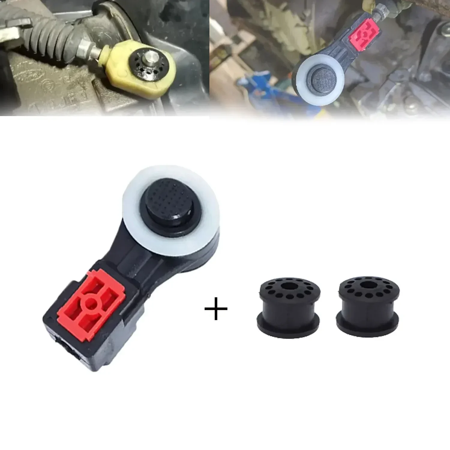 1pair Gear Shift Grommet Bushing 1332491 4S6P-7412-AA ForFord ForC-Max ForFiesta ForFocus ForFusion Gear Selector Lever Control