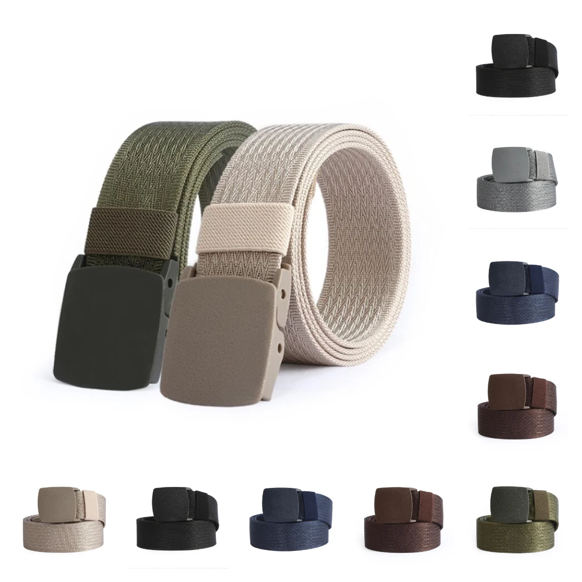 New Outdoor Tactical Belt, Allergy Resistant Nylon Quick Drying Belt, Woven Belt, Casual Belt for Men and Women Belts