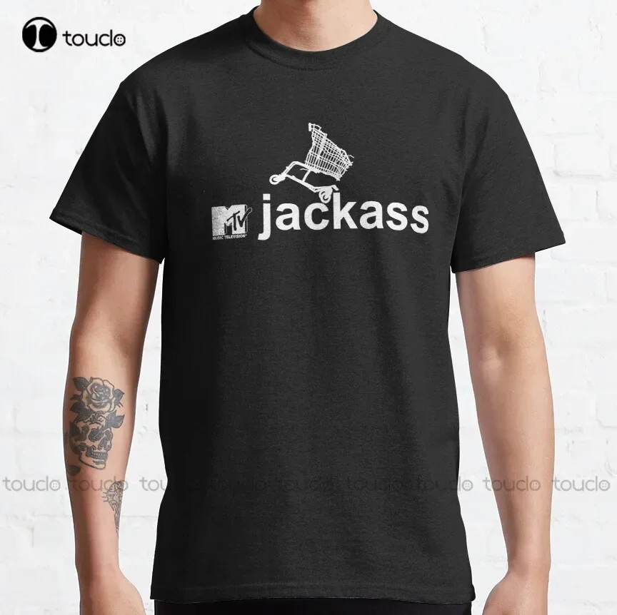 Vtg 2001 Mtv Show Jackass Johnny Knoxville Jackass Classic T-Shirt White Tshirt Custom Gift Fashion Tshirt Summer  Xs-5Xl Unisex
