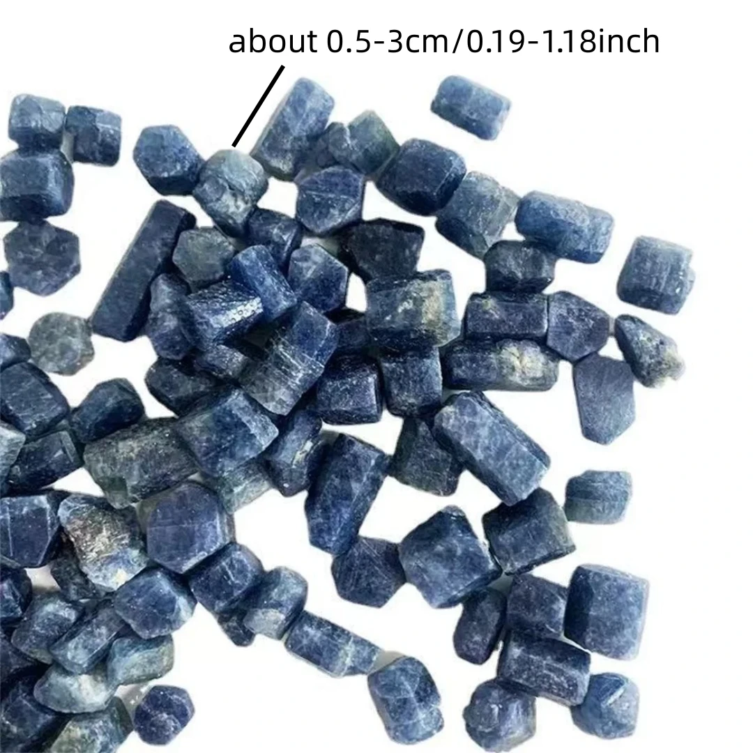 10g/30g/50g 天然ブルーコランダム原石、タンブルス - Aquarium Fish Names のレビューと価格
