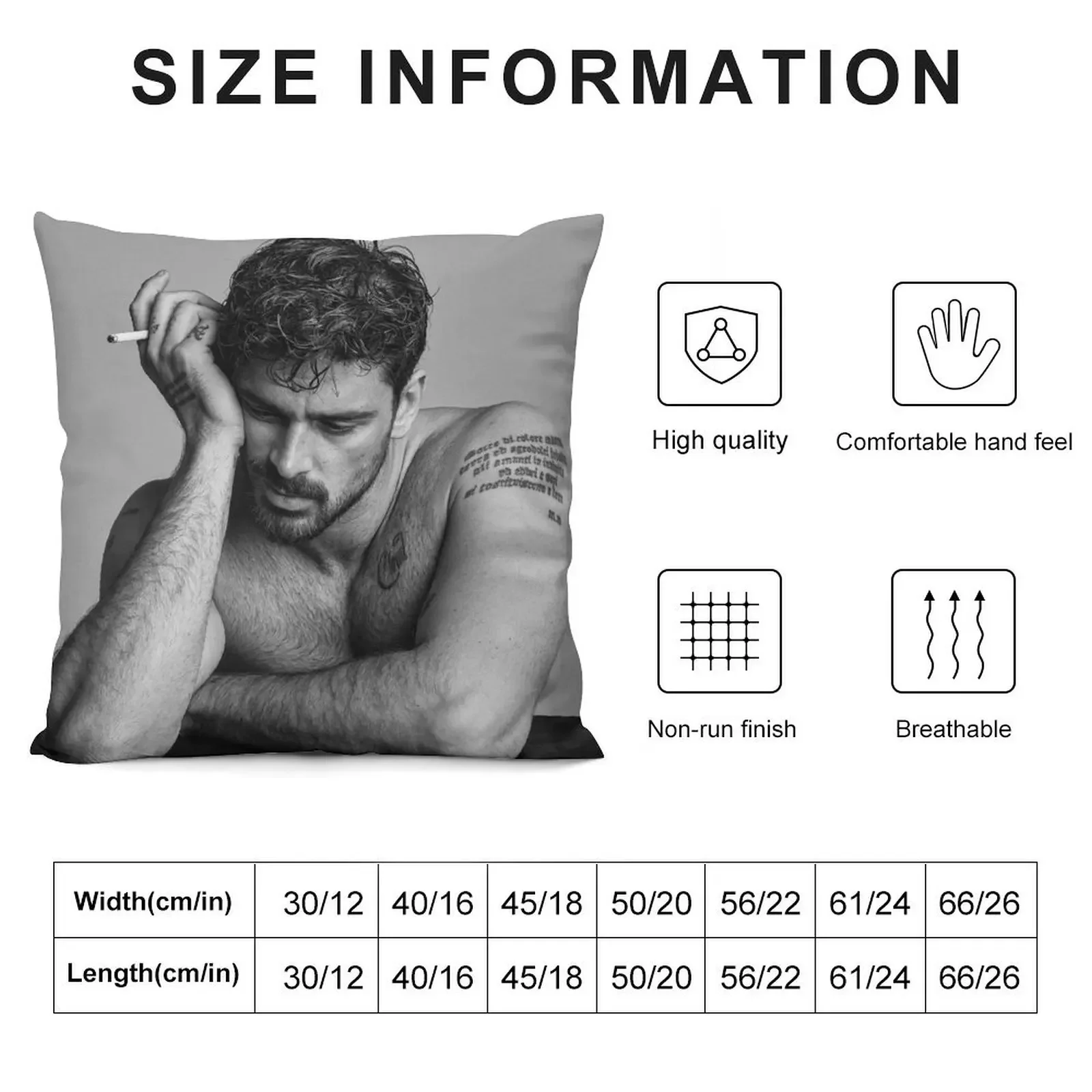 Michele Morrone handsome Throw Pillow Pillow Decor Sofa Cushions Cover christmas decorations for home 2025 pillow