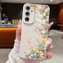 Rose Garden Flowers Case For Samsung Galaxy A16 S24 S23 S22 S21 Ultra S20 FE A14 A34 A52 A53 A15 A25 A35 A55 A54 5G Capa Coque