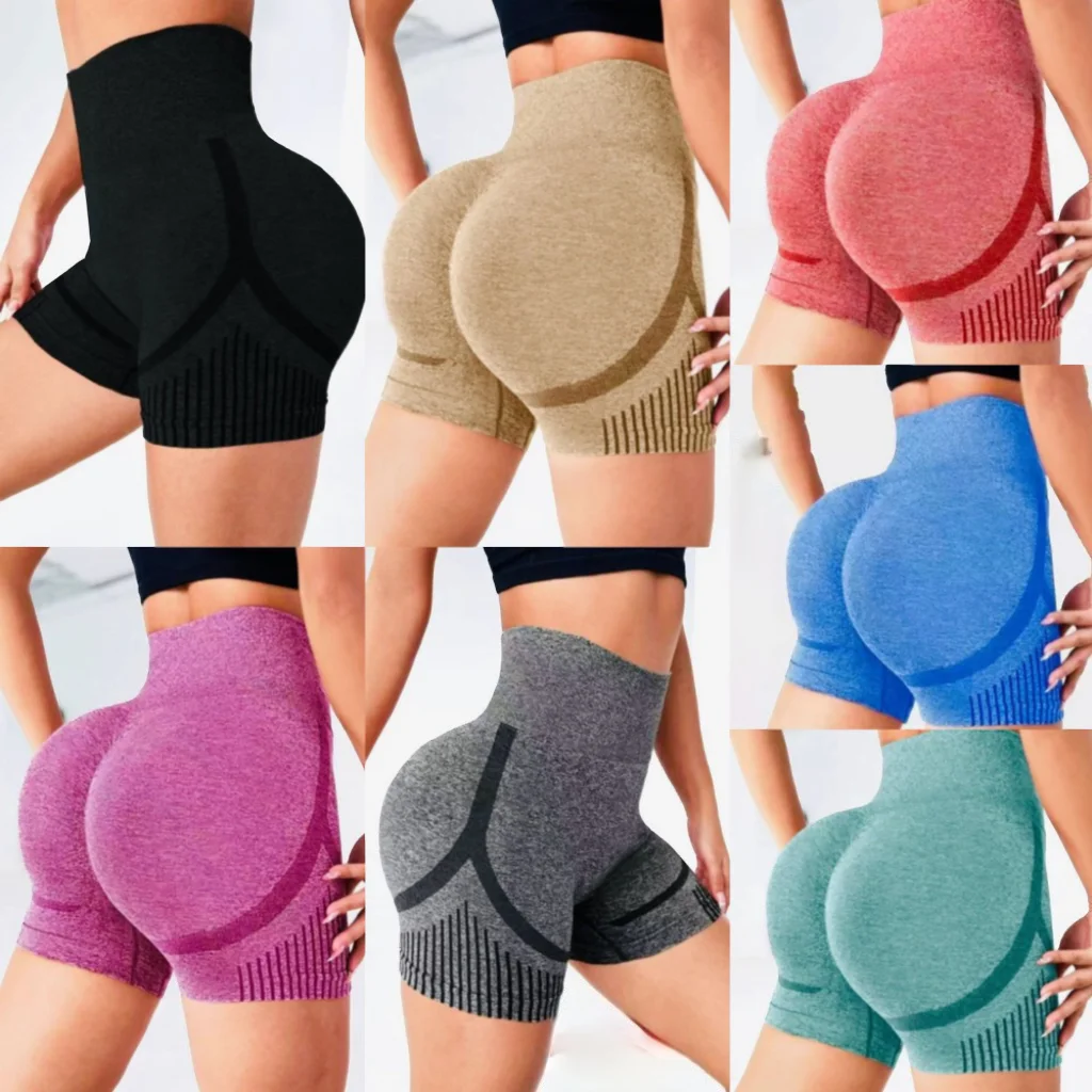 

Women Yoga Shorts High Waist Gym Running Sportswear female Seamless Fitness Cycling Stretch Workout Impact Short