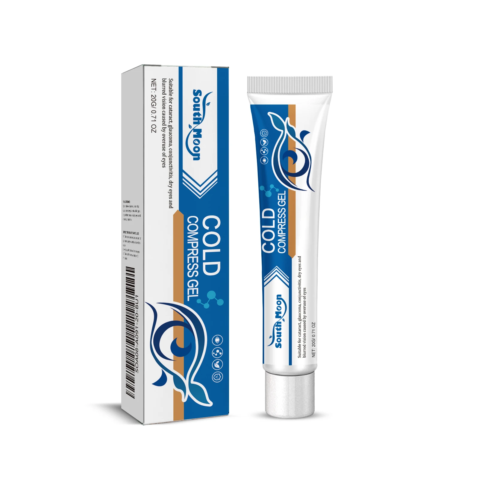 

Cold Compress Gel For Cataract Glaucoma Conjunctivitis Relieve Eye Fatigue Dry Itching Improve Blurred Vision Enhancement Cream