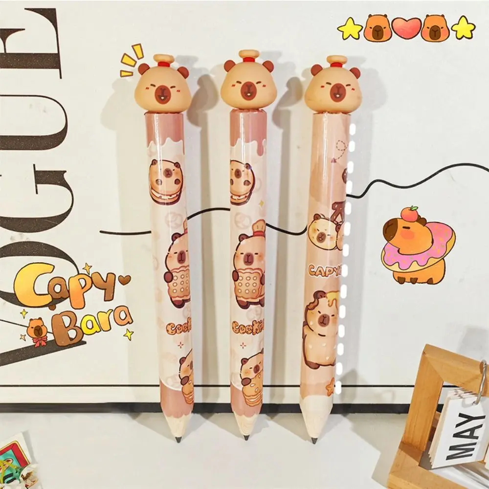 

New Capybara Giant Pencil Wooden Detachable Large Pencil Cartoon Smooth Huge Pencil Students Stationery Supplies