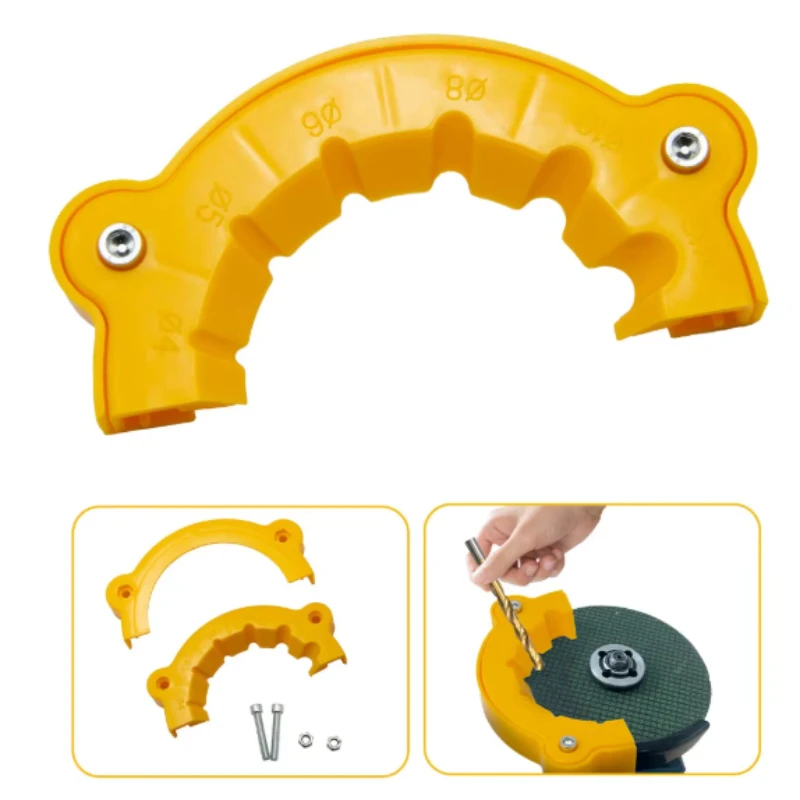 Multi Functional Grinding Drill Bit,Electric Impact Drilling Knife Sharpener, Multi-purpose Grinding Angle Grinding Tool