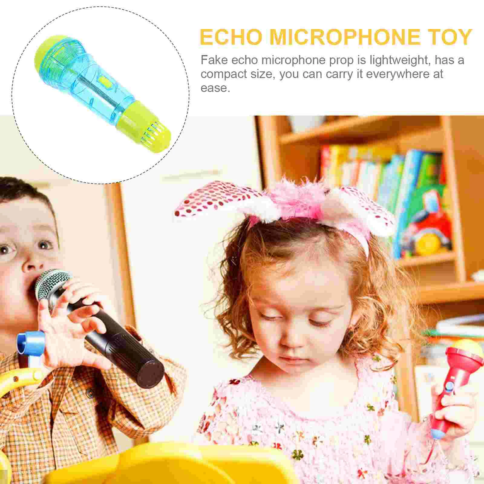 Kids Echo Microphone Prop Children's Cosplay Toy Microphones for Baby Stand Toys