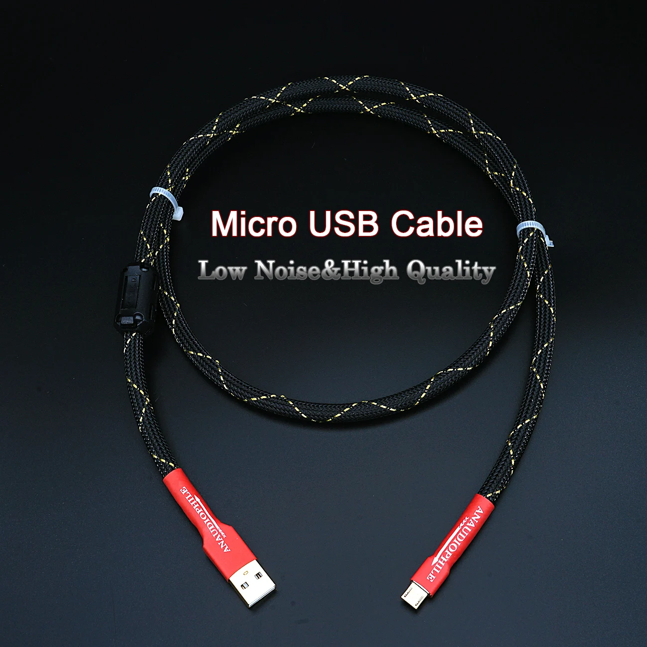 Hifi rodzaj USB A do Micro USB kabel do transmisji danych Audio profersional dla DAC Mobile PC