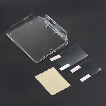 適用於任天堂2DS遊戲機的防塵膜螢幕保護貼防刮硬殼透明塑膠水晶保護套 8 最佳銷售 任天堂2DS遊戲機保護套 - №5