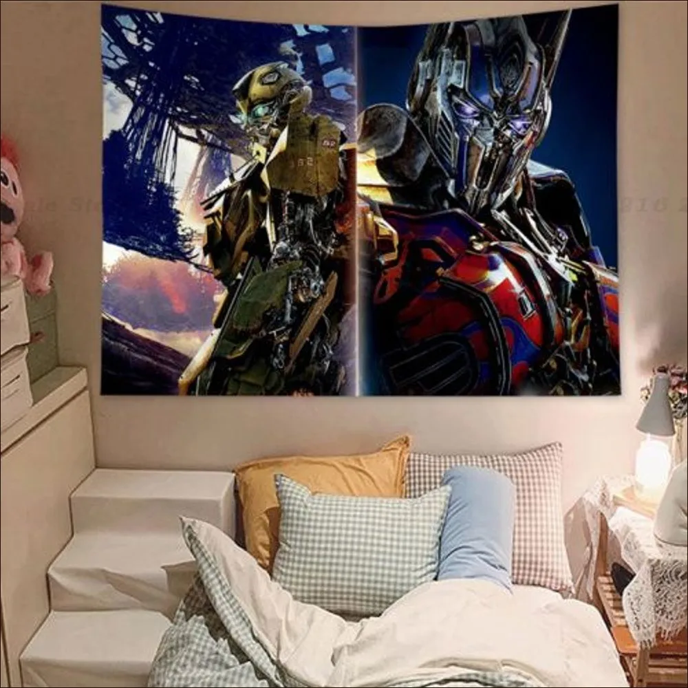 The Transformers Tapestry Tapestry Art Printing Indian Buddha Wall Decoration Witchcraft Bohemian Hippie INS Home Decor