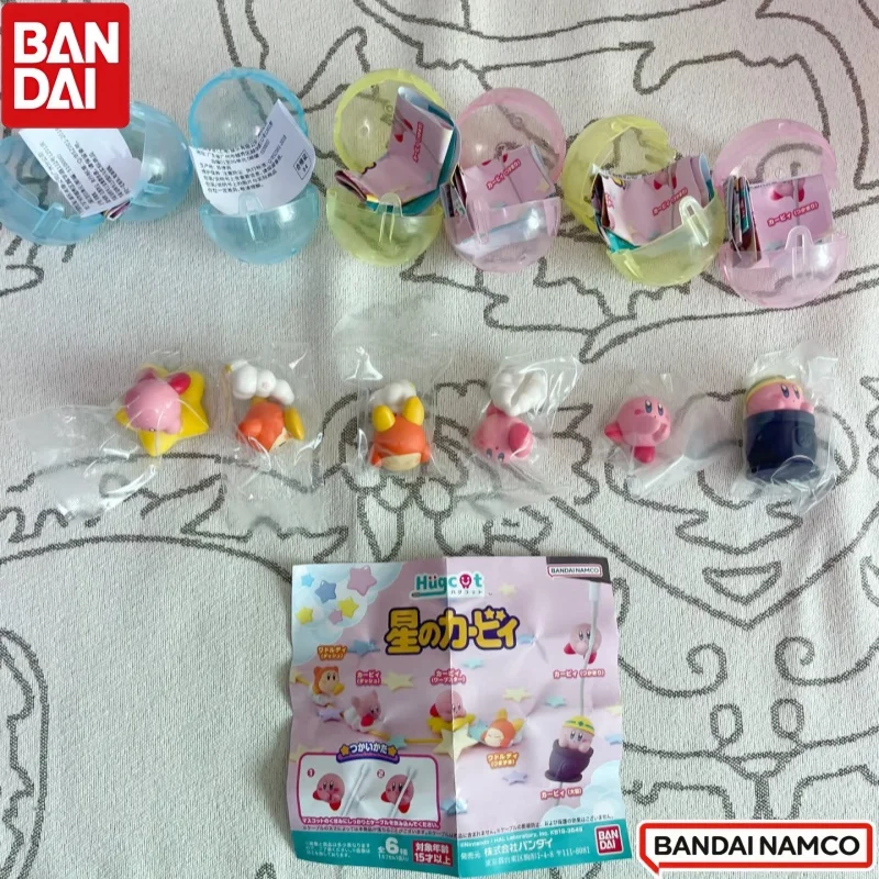 Nuevas figuras miniatura coleccionables de Bandai Kirby Hugcot Gashapon Cable Hugger Waddle Dee, accesorios decorativos de anime para fanáticos del anime.