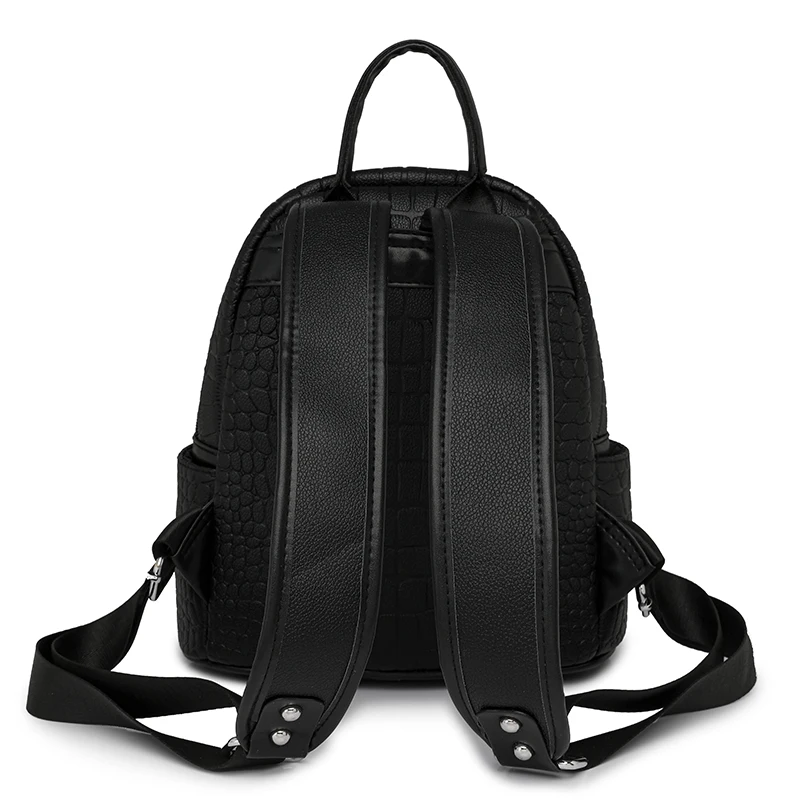 New Women Soft Backpack School Leather Black Casual Multifunctional College Bag Large Capacity Shoulder Bag Travel Tote Backpack