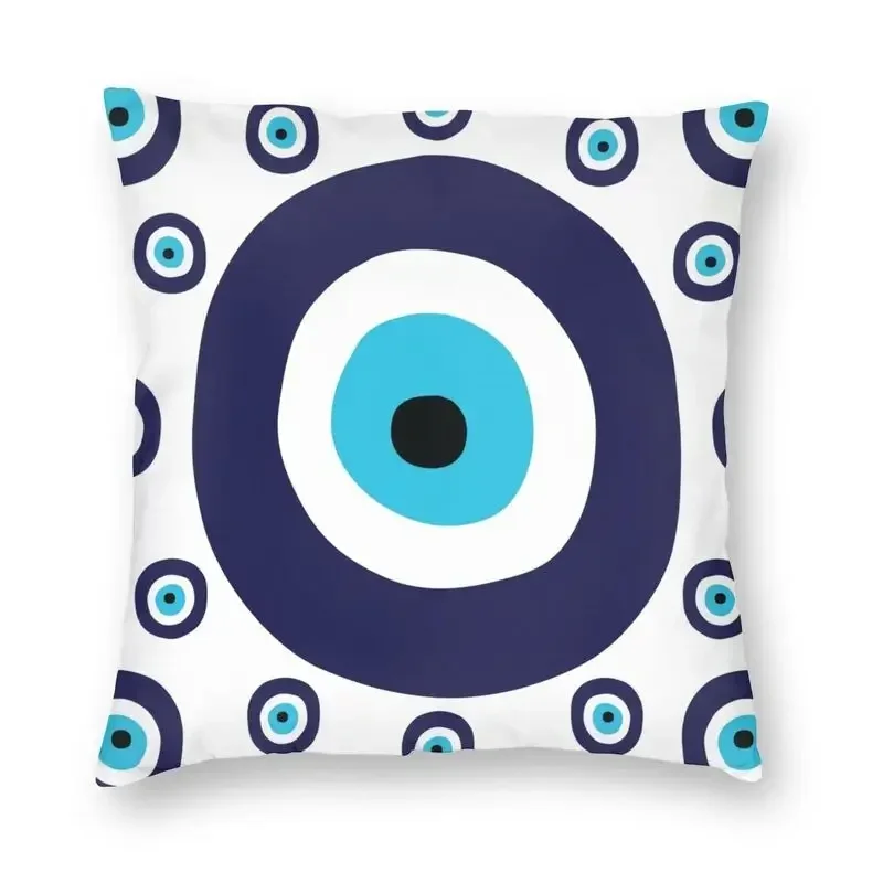 40/45/50cm Evil Eye Black Art Cushion Cover Living Room Mysterious Spirit Pillow Covers Sofa Bedroom Pillowcase Home Decor