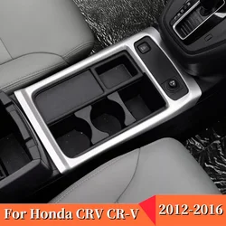 For Honda CRV CR-V 2012-2016 ABS Plastic Car Head Front Console Water Cup Holder Gear shift Cover Trim Car Styling Accessories