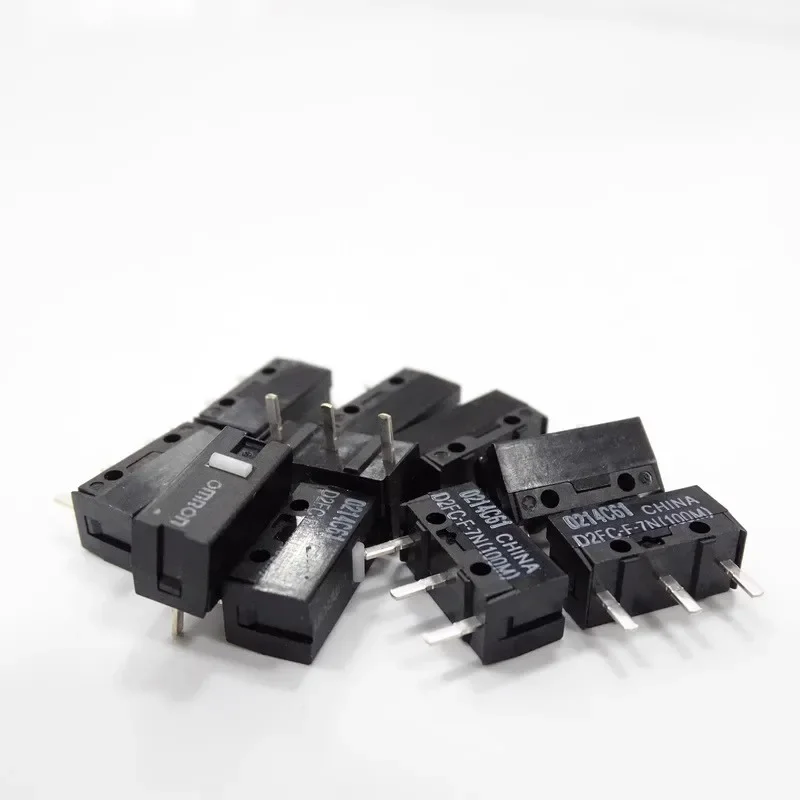 1 Piece Original D2FC-F-7N 100m Mouse Micro Switch 100 Millions Click Lifetime Mice Repair Accessory