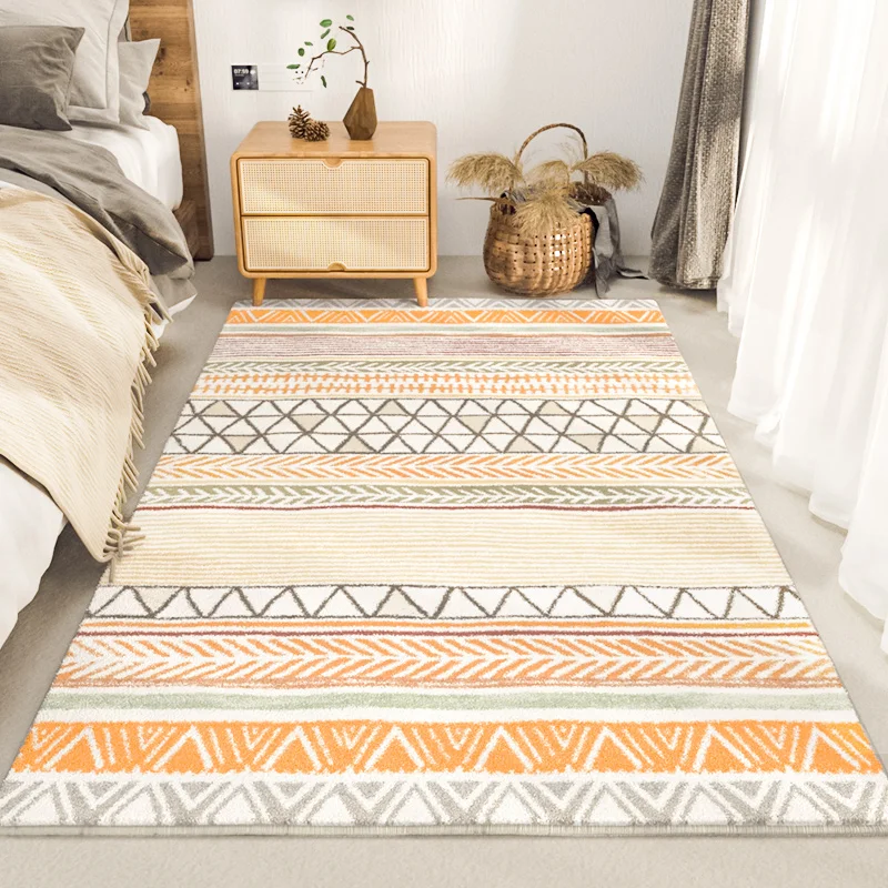 سجادة جانبية لغرفة النوم الشتوية والربيع من VIKAMA - مريحة للنوم والجلوس، عنصر ديكور غرفة النوم الرئيسية الفاخرة #5