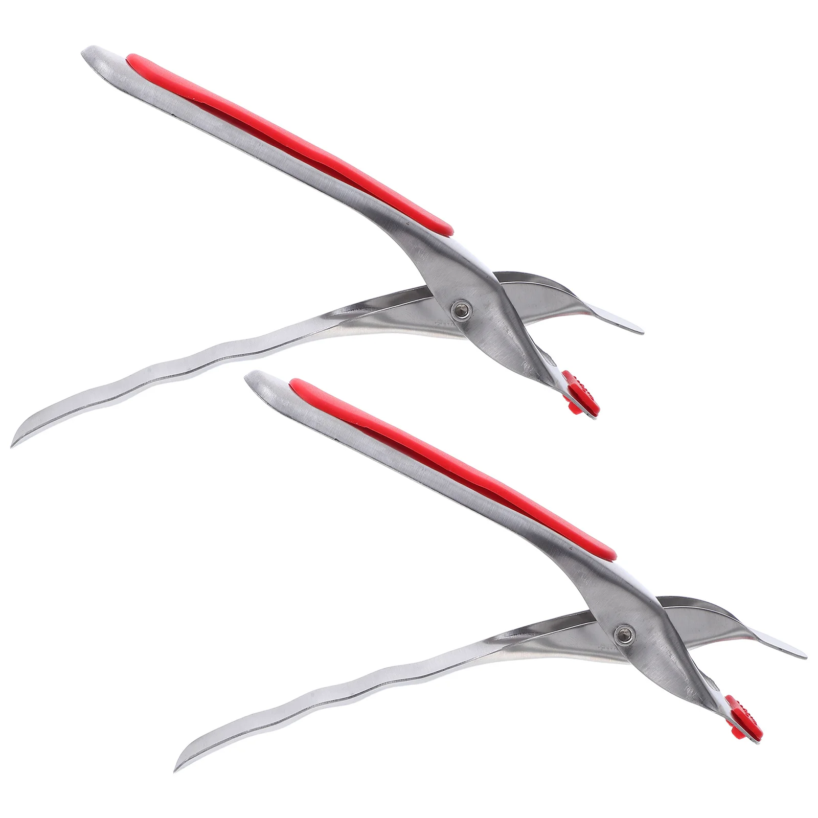 

2Pcs Anti-Scald Bowl Clips Heat Resistant Pan Holder Clip Hot Dish Gripper Plate Lifter Multi-Function Kitchen Clamp