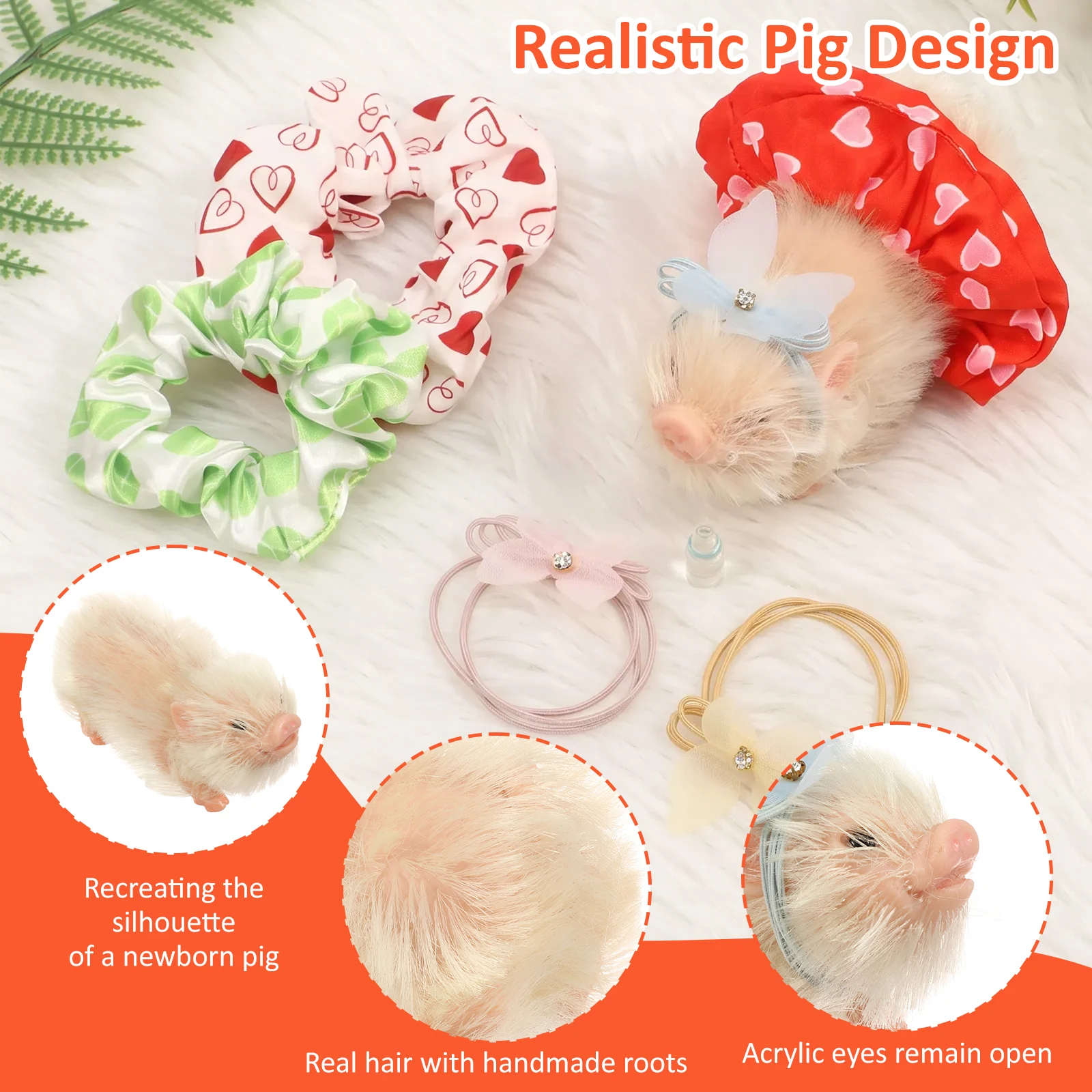 Poupée de cochon en silicone, - Reborn Baby Doll Silicone Realistic avis et prix